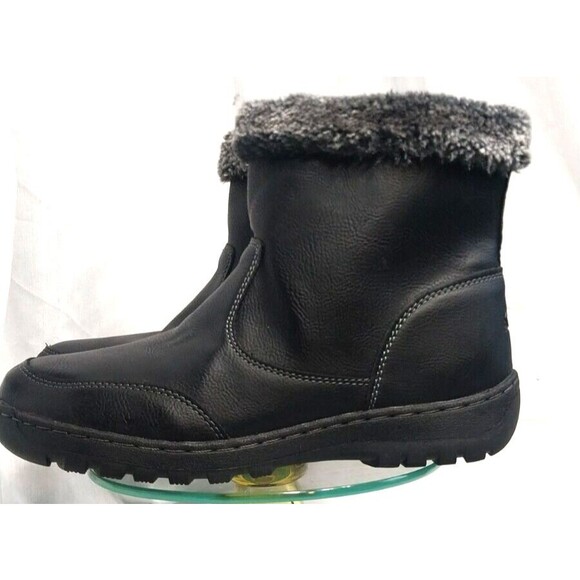 Khombu Addison Women's Black Memory Foam Water Repellent All-Weather Boot Size 9 - Picture 2 of 12